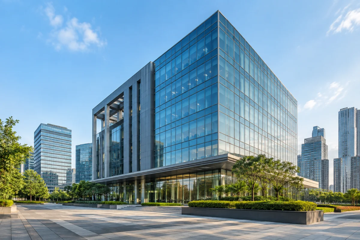 Modern premium commercial office building